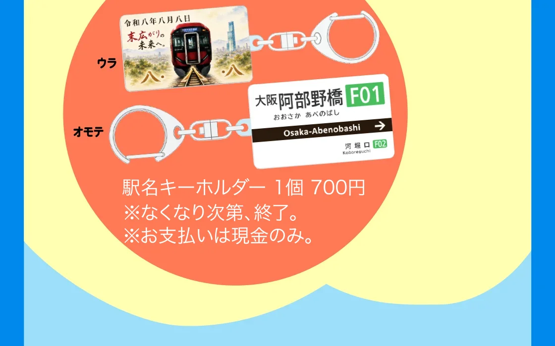 数量限定の鉄道グッズも販売
