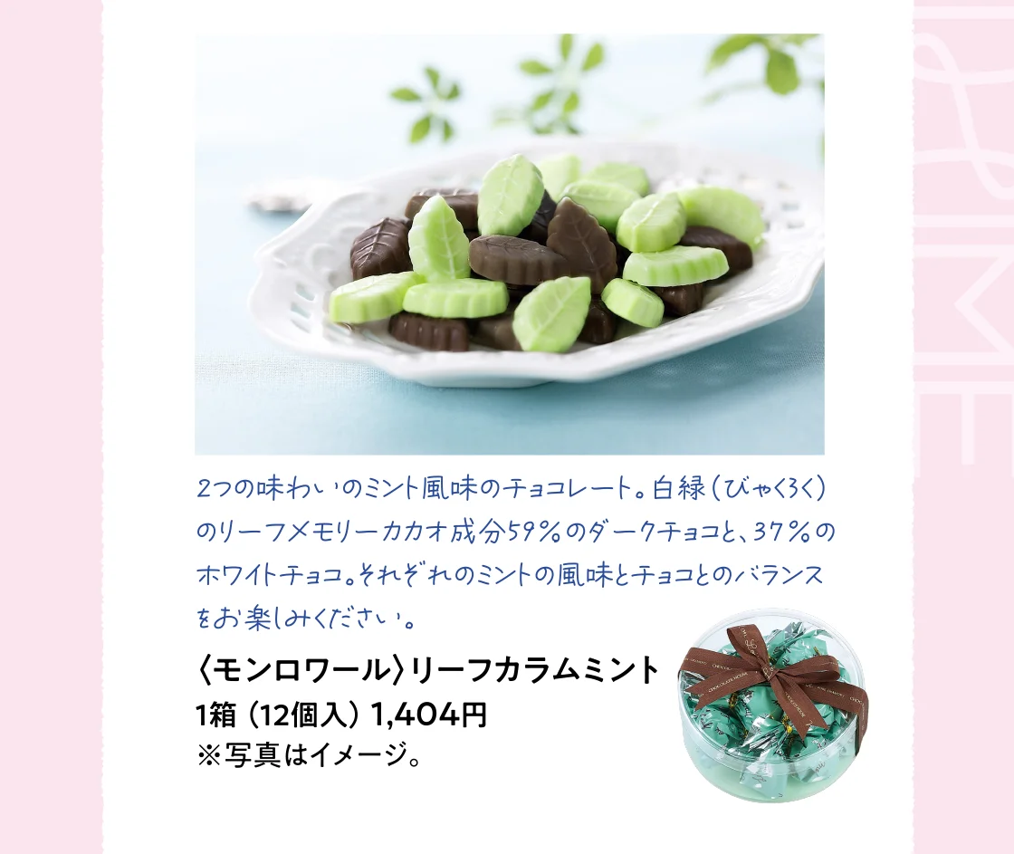 〈モンロワール〉リーフカラムミント