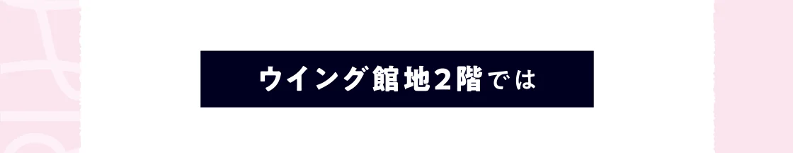 ウイング館地2階では