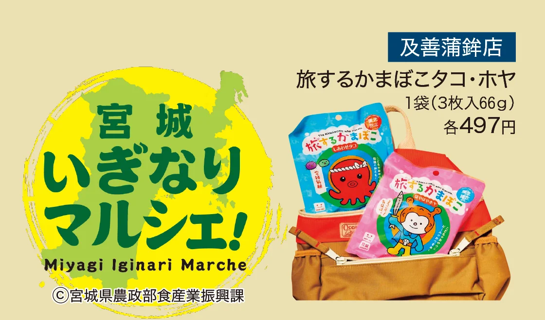宮城いぎなりマルシェ！〈及善蒲鉾店〉
