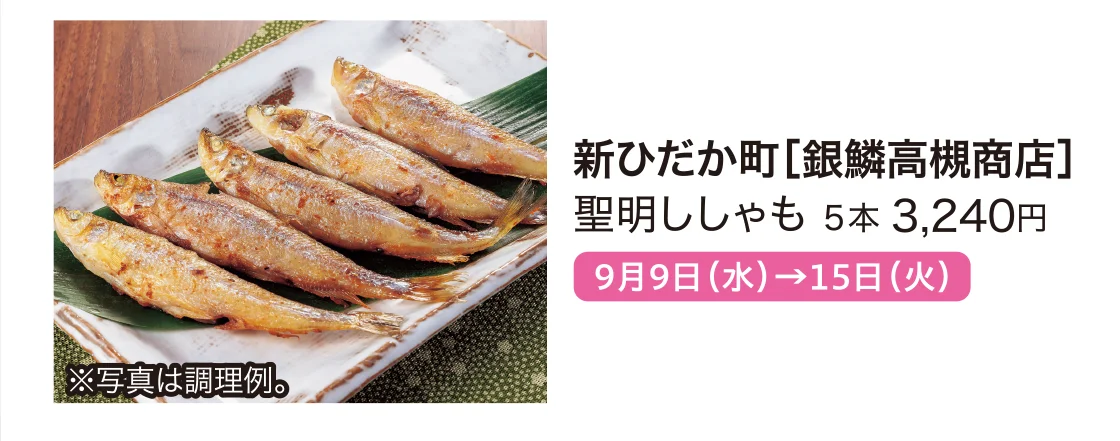 新ひだか町［銀鱗高槻商店］