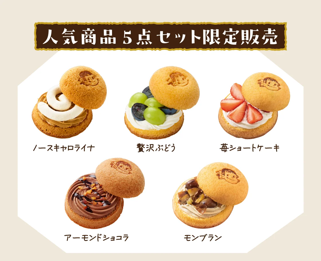 人気商品5点セット限定販売