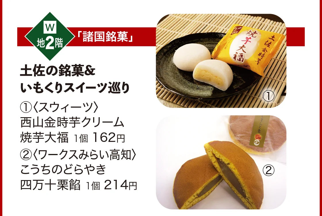 ウイング館地2階「諸国銘菓」