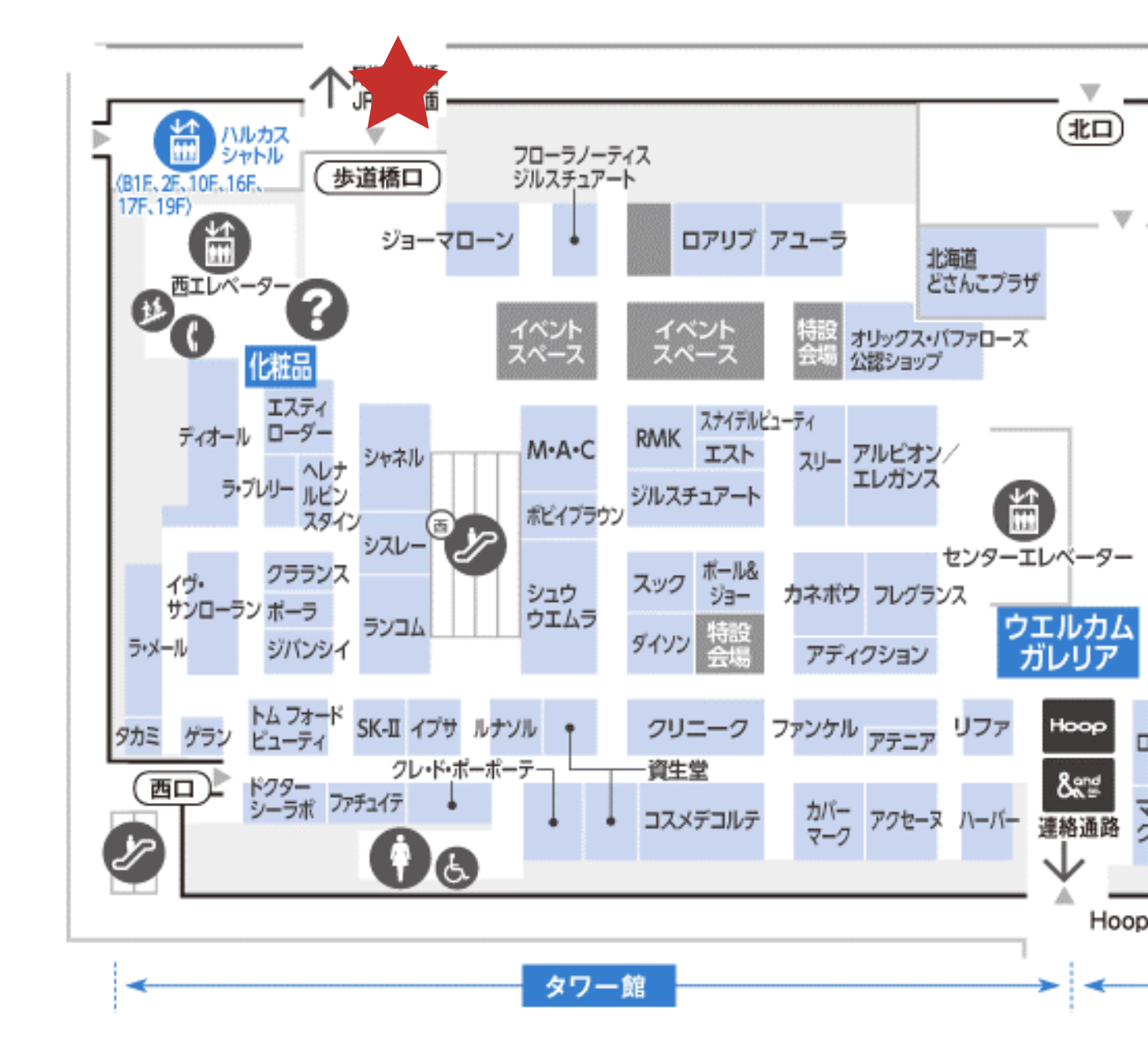 歩道橋口MAP