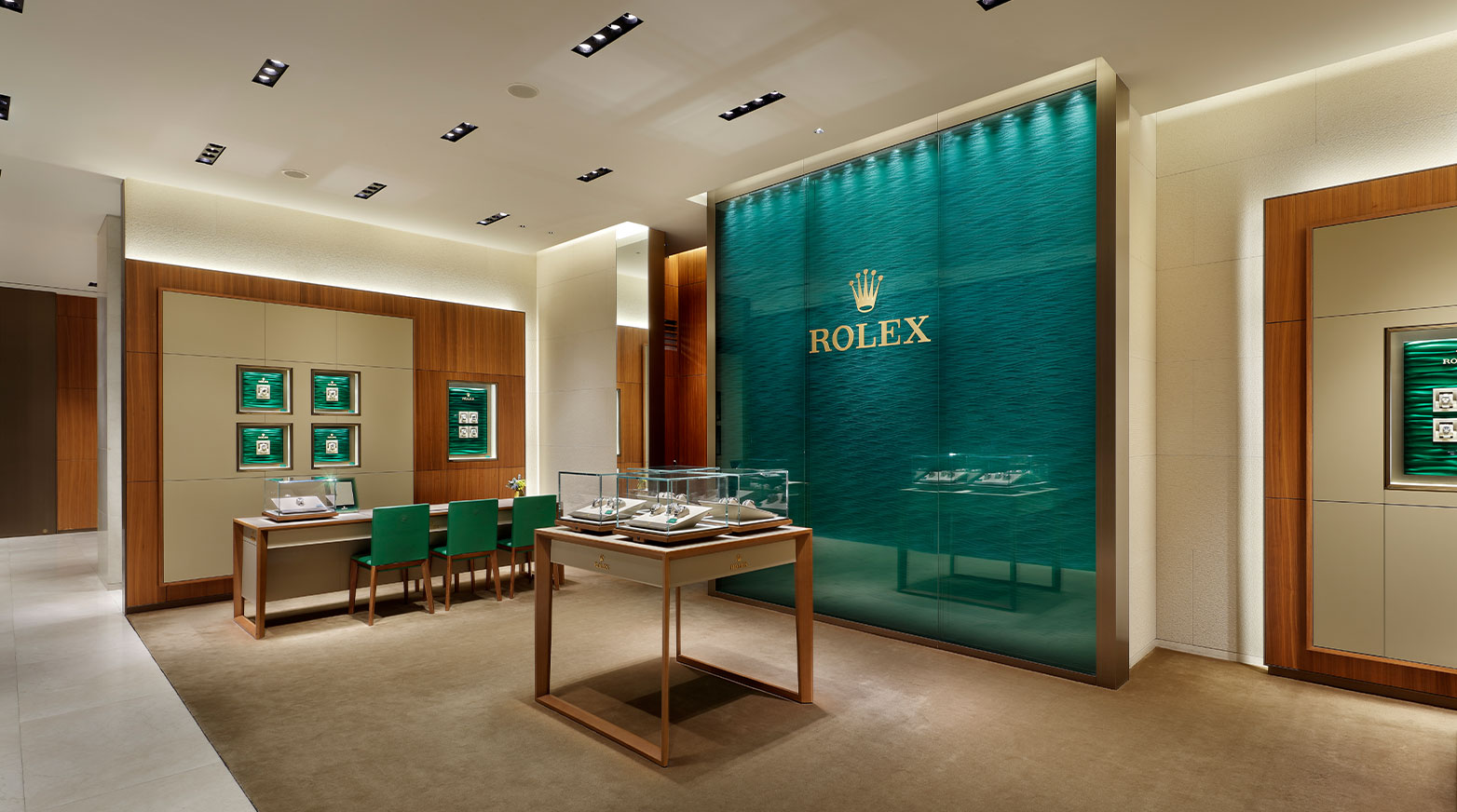 「ロレックス ブティック 近鉄あべのハルカス」店内写真