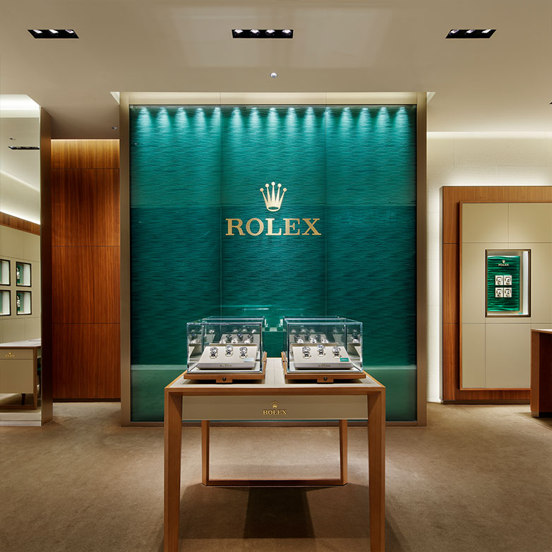 「ロレックス ブティック 近鉄あべのハルカス」店内写真