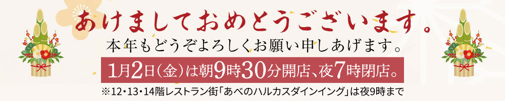 あけましておめでとうございます。