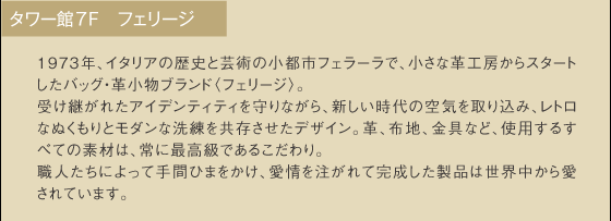 タワー館7Fフェリージ